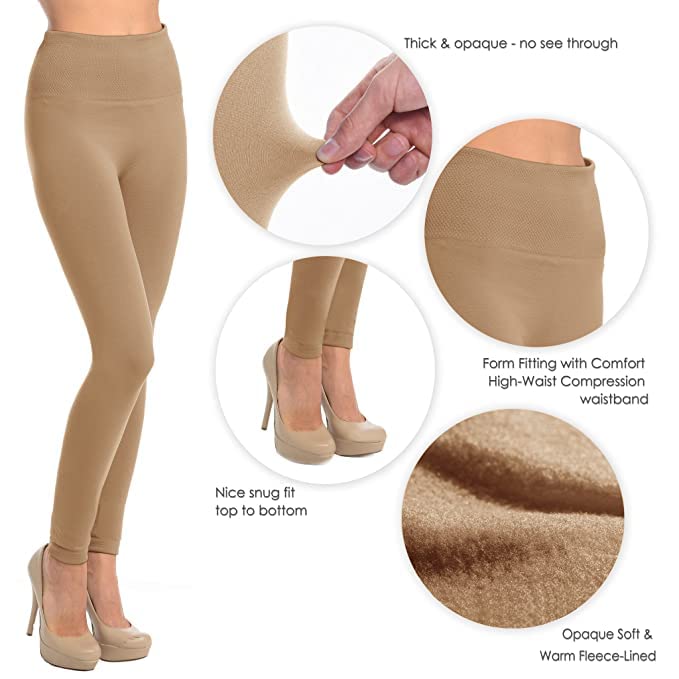 Image of Brachy Women's Winter Thermal Hot Fur Velvet Skinny Fit Jegging, Stretchable High Waist Leggings Without Socks | Footless Skinny Fit Winter (BCA WINTERCUTLEGZ1-P)