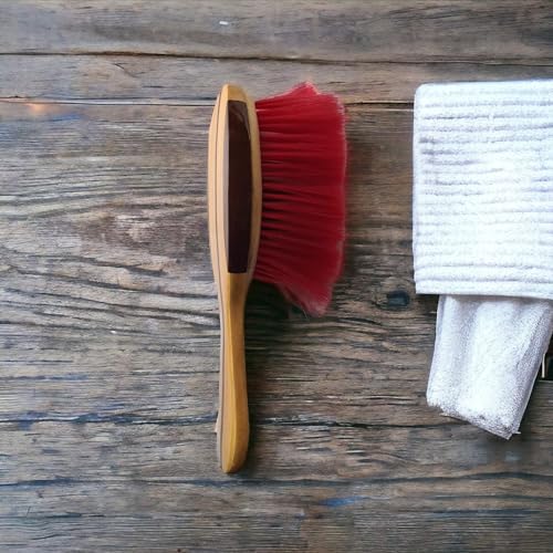Image of Wooden Long Handle Soft Bristle Multipurpose Dusting Cleaning Brush for Sofa, Clothes, Blanket, Curtains, Home, and Household Cleaner Brushes (M4)