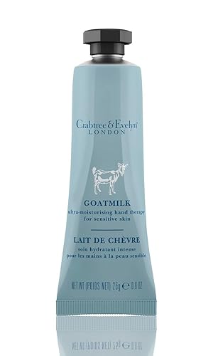 Crabtree & Evelyn Terapia de manos de leche de cabra .9 onzas, juego de 4