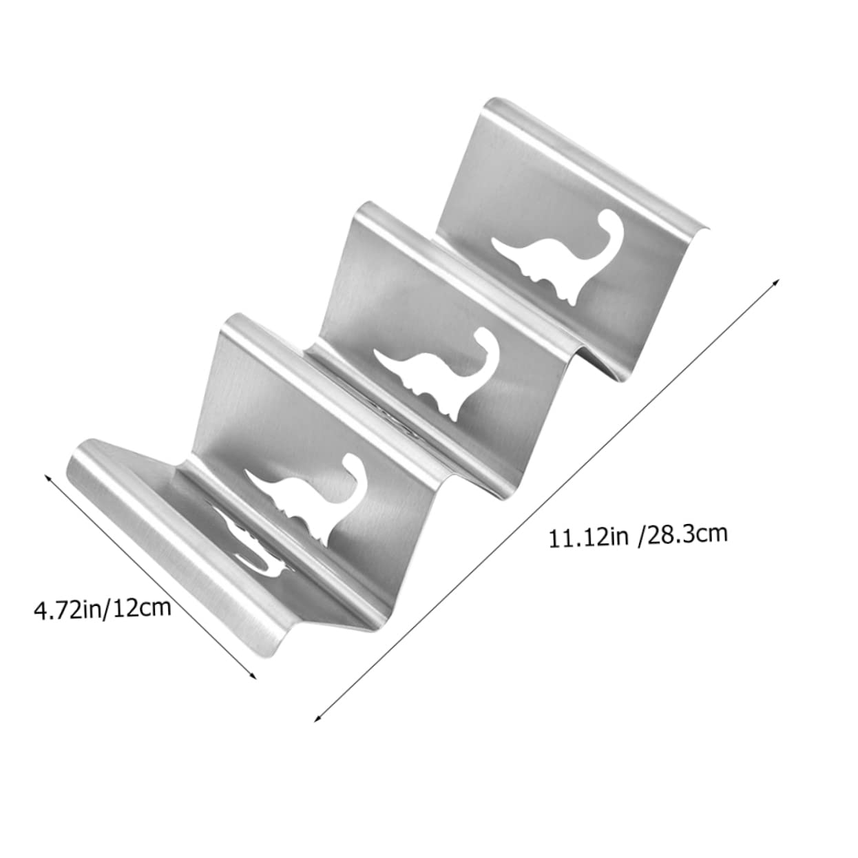 Cabilock Stainless Steel Decorative Burrito Holder for Parties Family Gatherings Camping Kitchen Rack for Tacos Burritos and More Easy to Clean