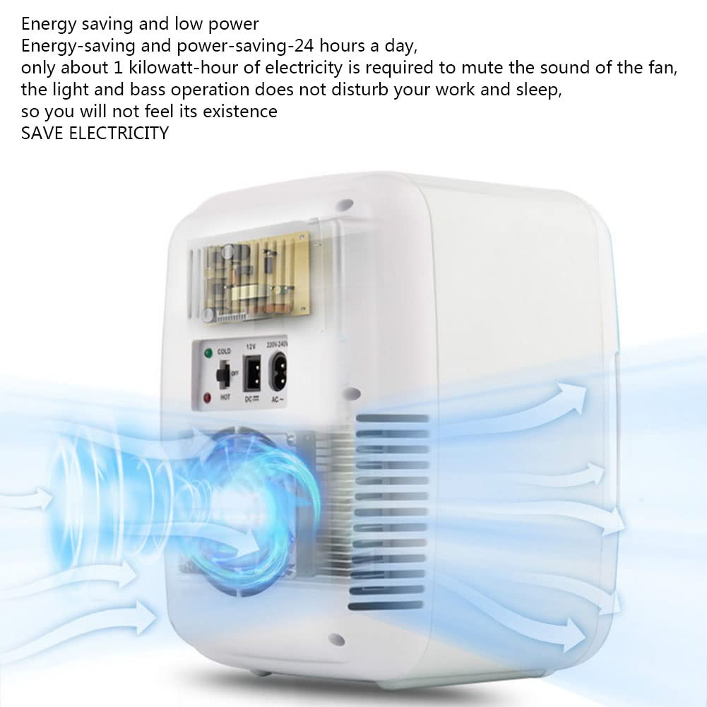 6L Mini Nevera AC DC Enfriador Calentador Portátil Coche Casa