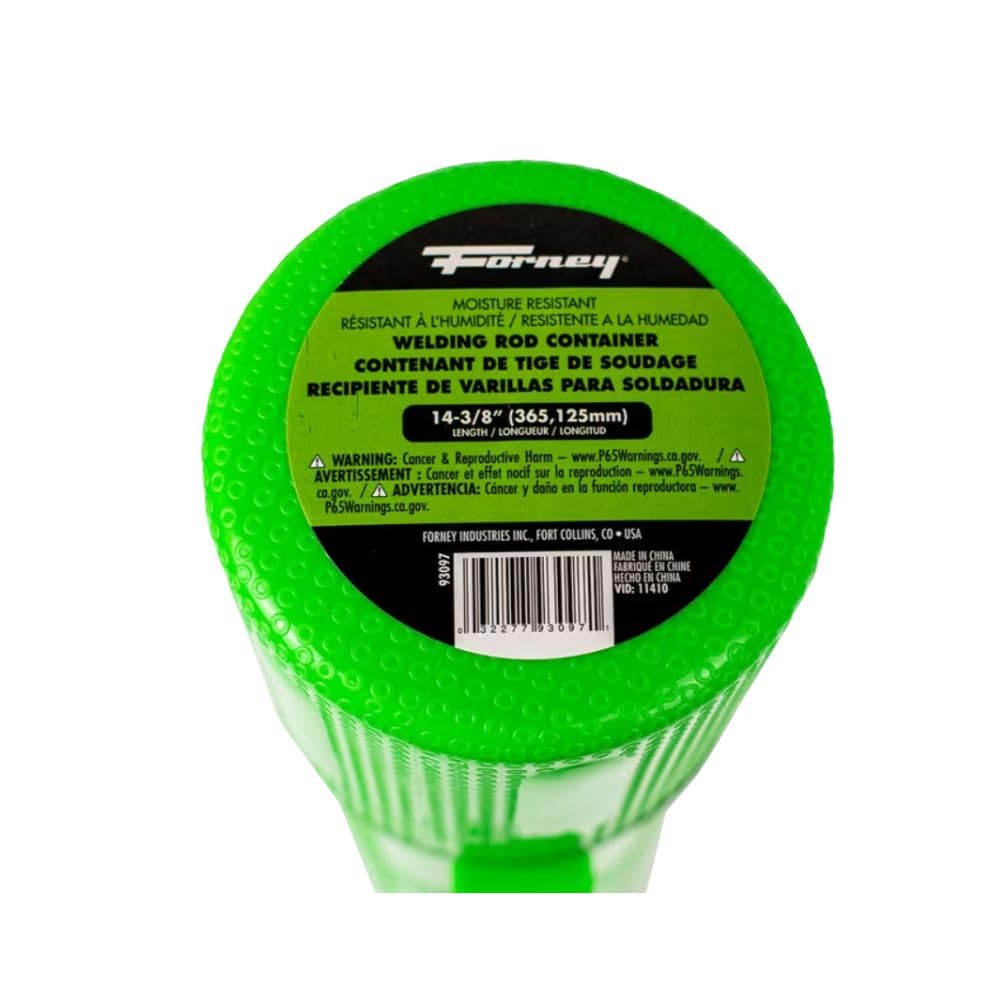 Forney 93097 Contenedor de almacenamiento para barra, 14-3/8 pulgadas, rojo