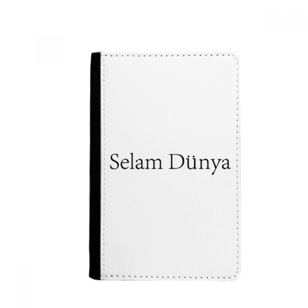 DIYthinker Hello World Turkish Passport Holder Notecase Burse Wallet Cover Card Purse