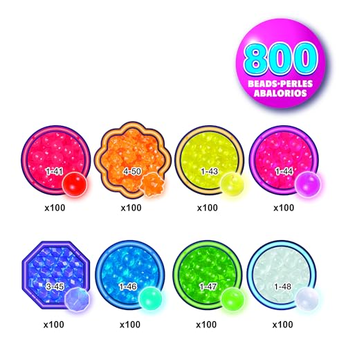 Recharge Aquabeads Aquabeads 35143 – 800 Perles Néon Activables à Eau - vue 3