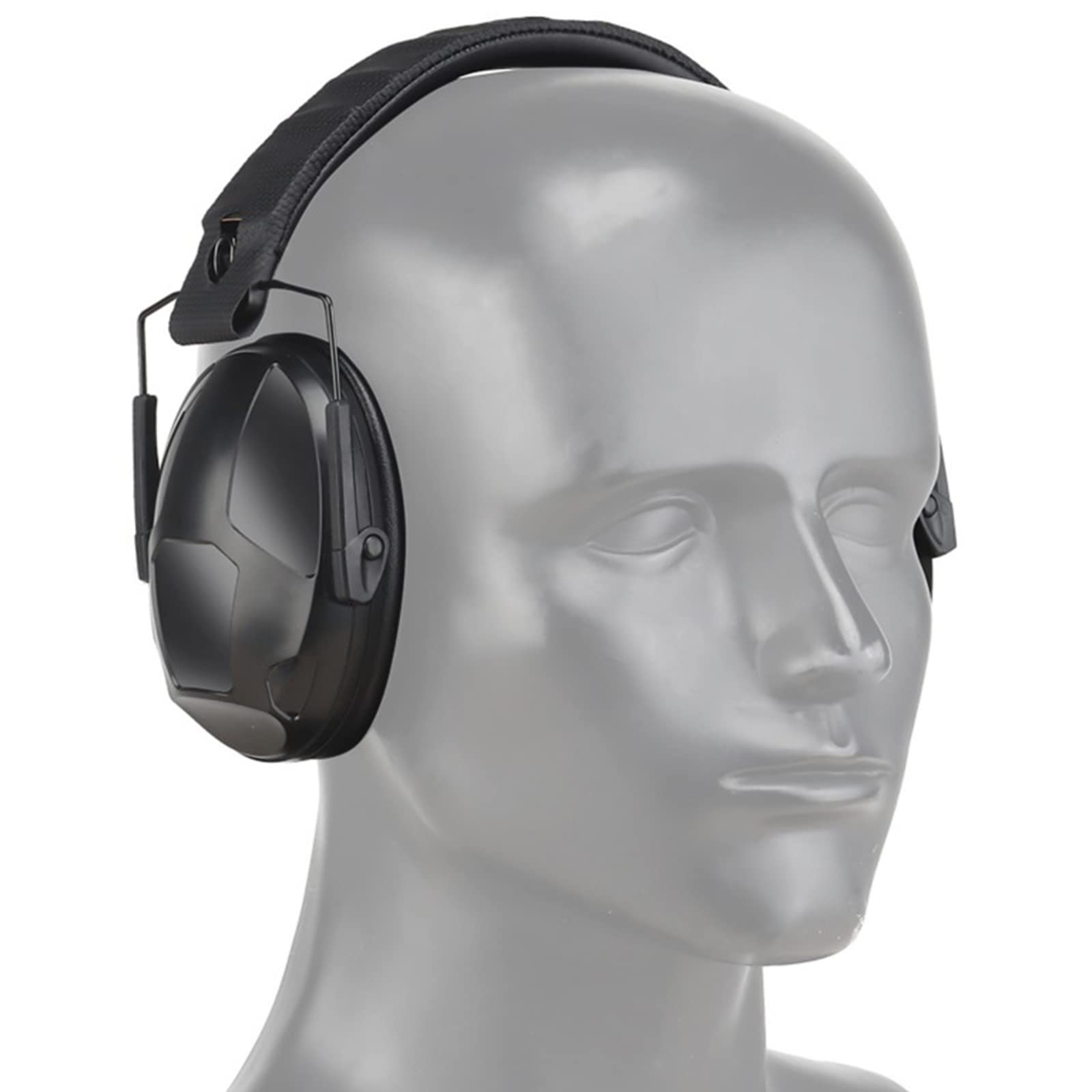Audífonos tácticos con cancelación de ruido, orejeras tácticas Ipsc, auriculares plegables para disparar al aire libre