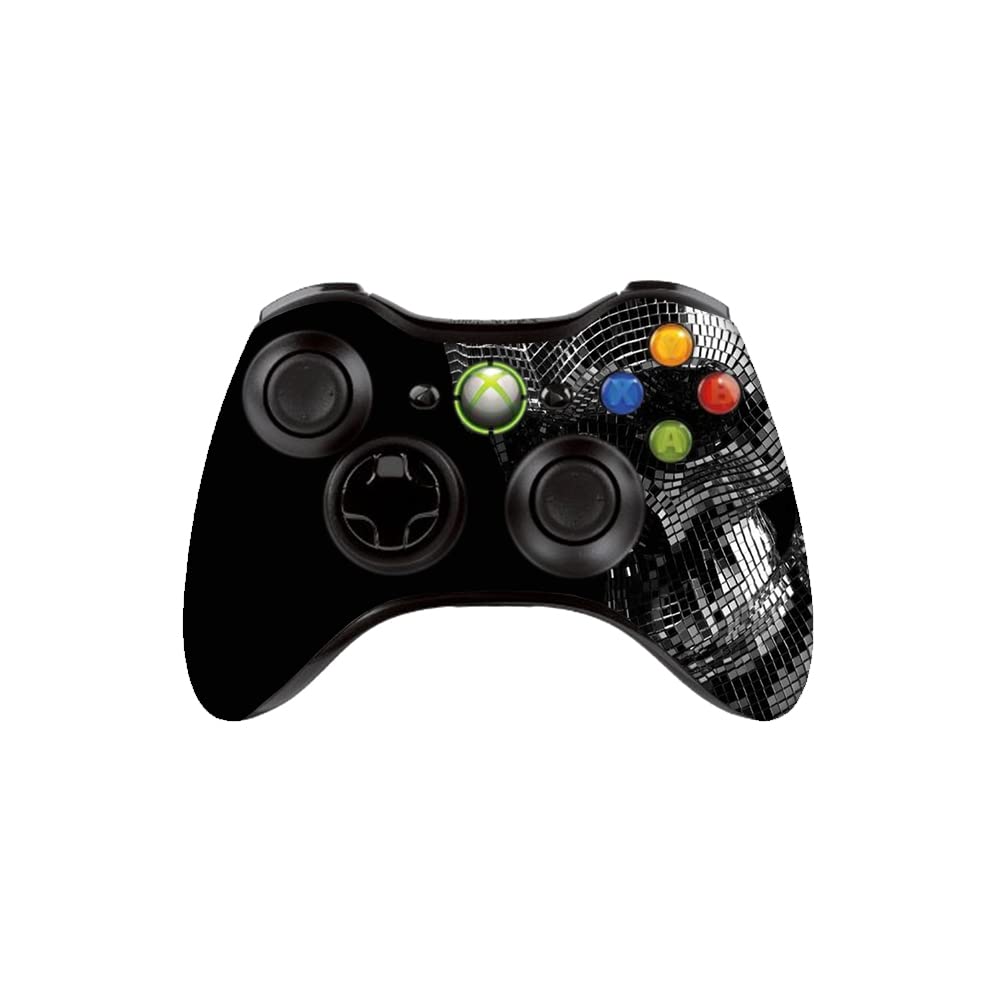 GADGETS WRAP Printed Vinyl Decal Sticker Skin for Xbox 360 Controller Only - Metal Pices Combined Skull-image-14