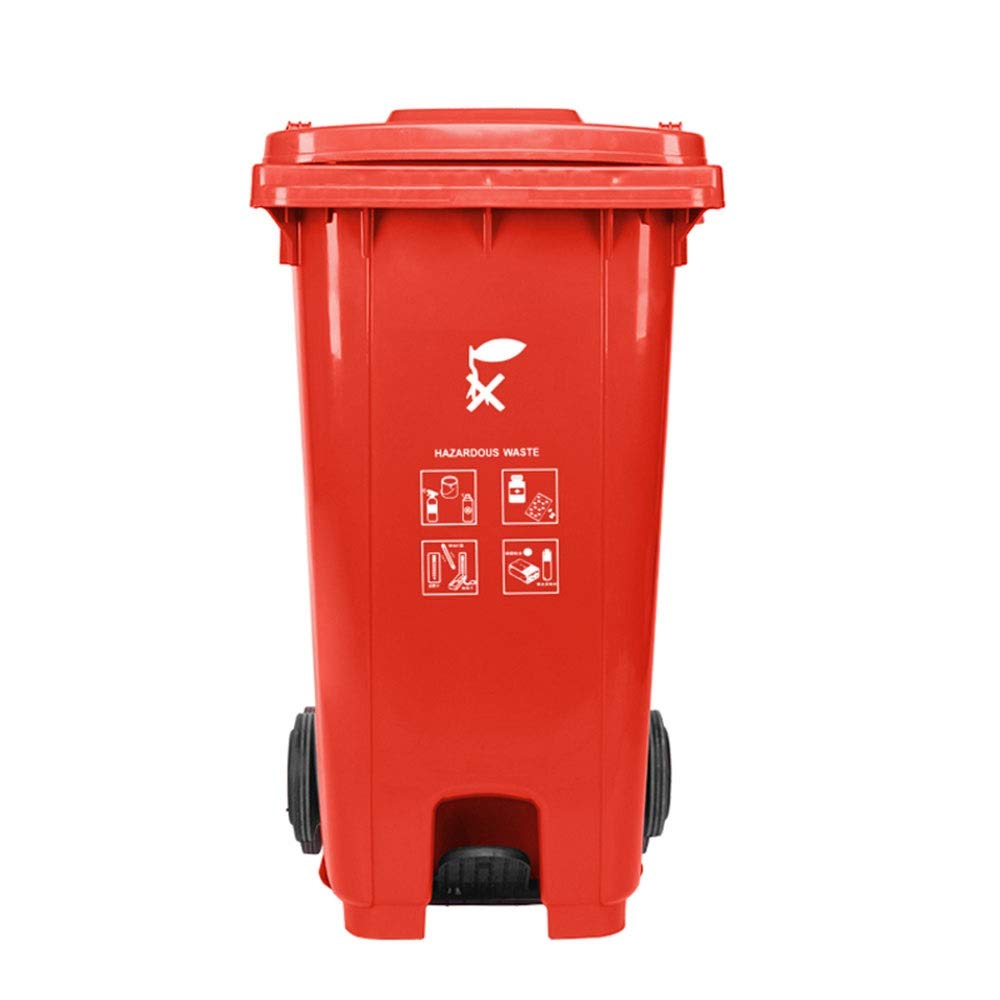 Buy ZA Outdoor Yard Waste Recycle Bin Heavy Duty Wheeled T Can Garbage
