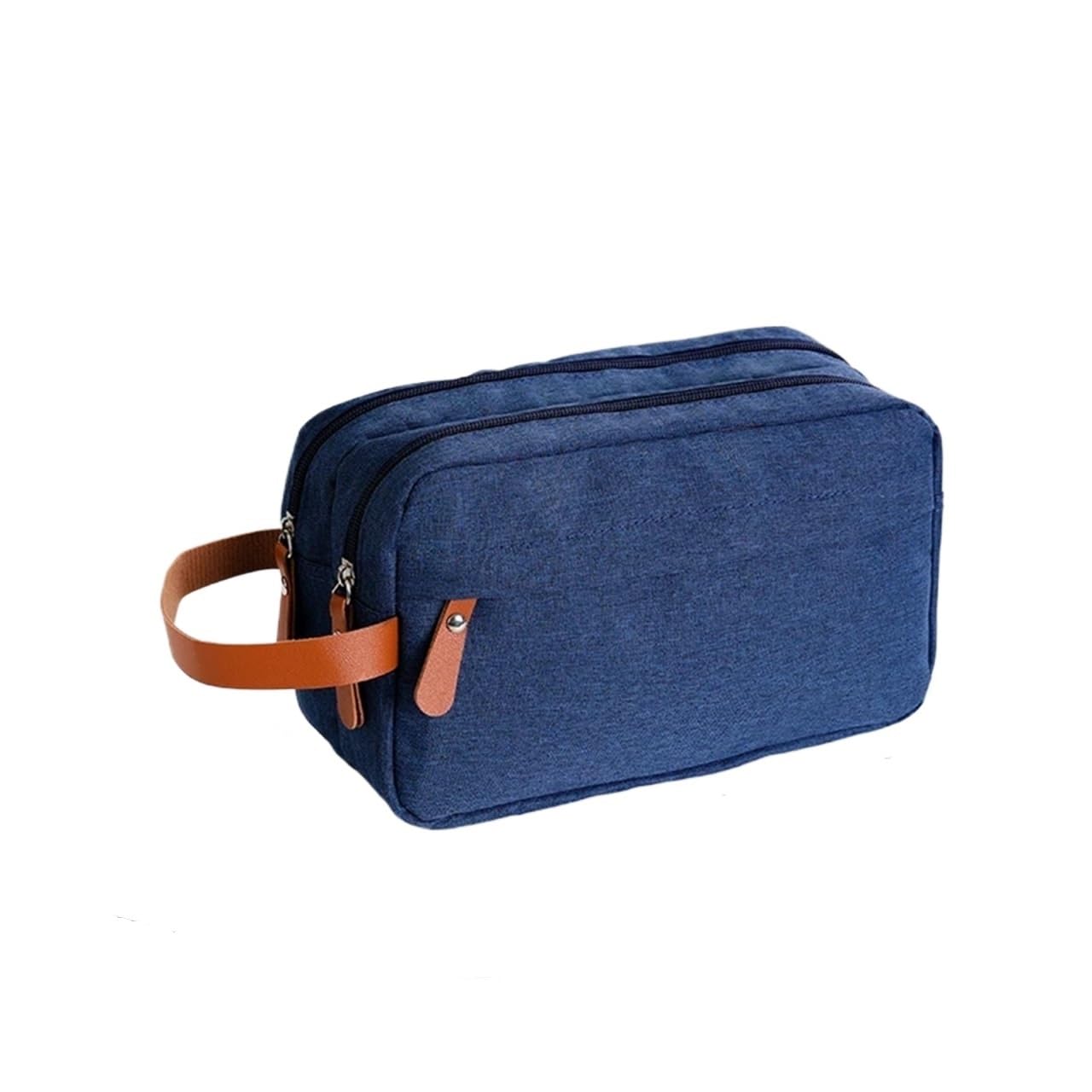 Neceser Bolsa de Aseo Colgante for Hombre, Bolsa de Lona Impermeable, Bolsa de Aseo de Viaje for Hombre, Bolsa organizadora de Almacenamiento de artículos de tocador for Hombre para Hombre(Blue)