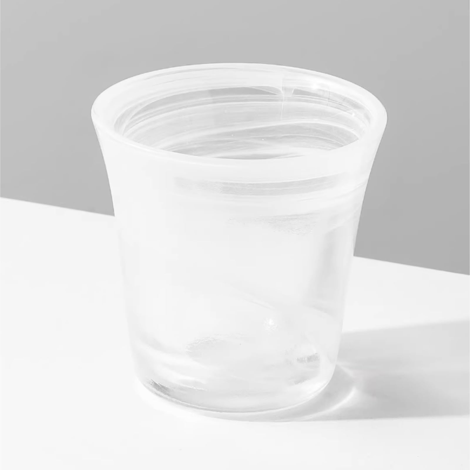 Modern Porta Cepillos De Dientes, Soporte De Vidrio For Cepillo Dientes, Vaso Baño, Taza For Enjuague Bucal, Maquillaje For Pasta Ahorra Espacio(White)
