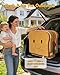 Toddler Travel Bed, Portable Toddler Floor Bed Washable Cover, Foldable Soft Foam Travel Crib for Baby and Kids, Toddler Cot for Home/Travel/Camping Sleep-Sandwich Shaped