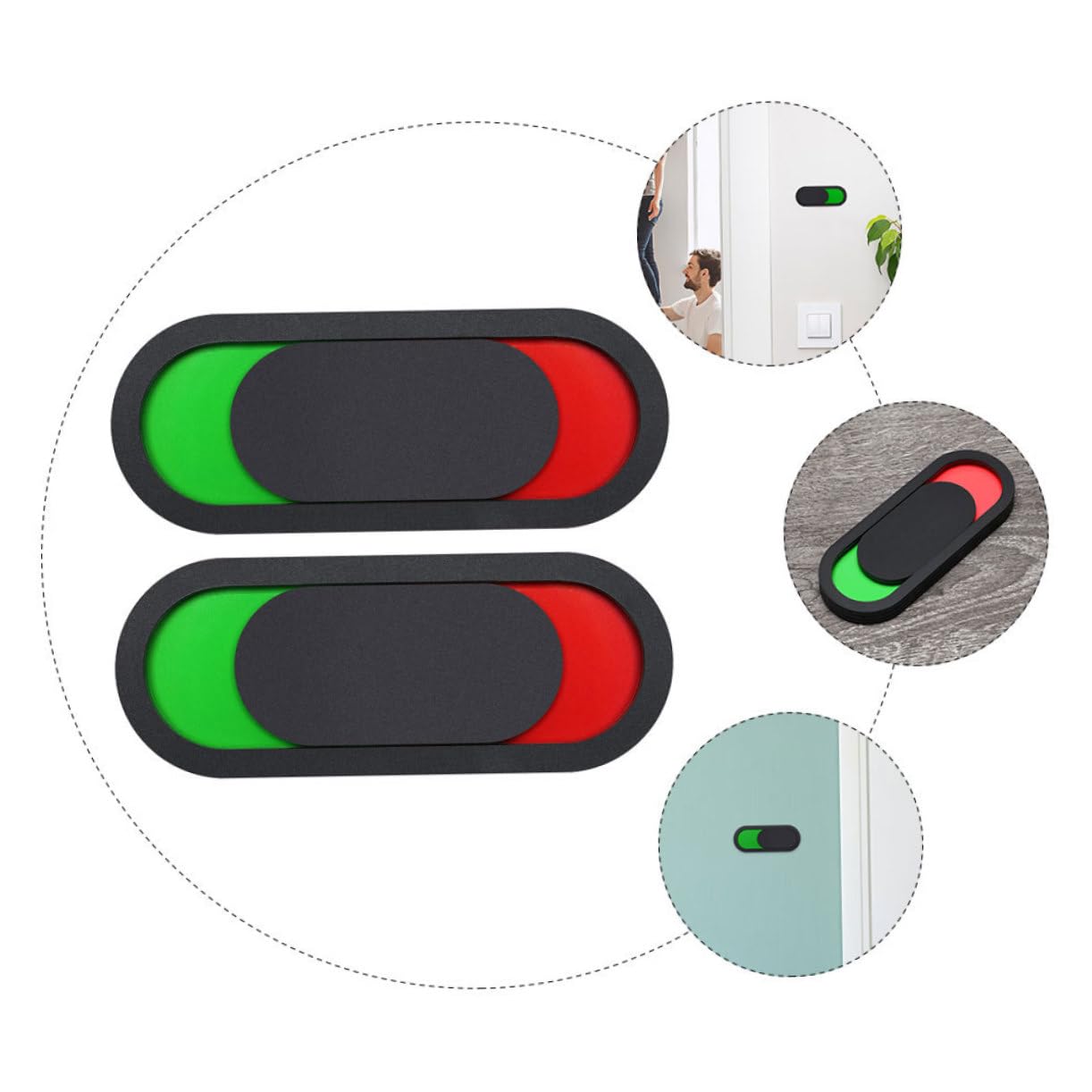 NUOBESTY Lot De 4 Panneaux Doccupation Pour Porte De Bureau Salle De Réunion Toilettes Confidentialité Verre Organique Adhésif Puissant Facile À Installer 4 Pièces X 4