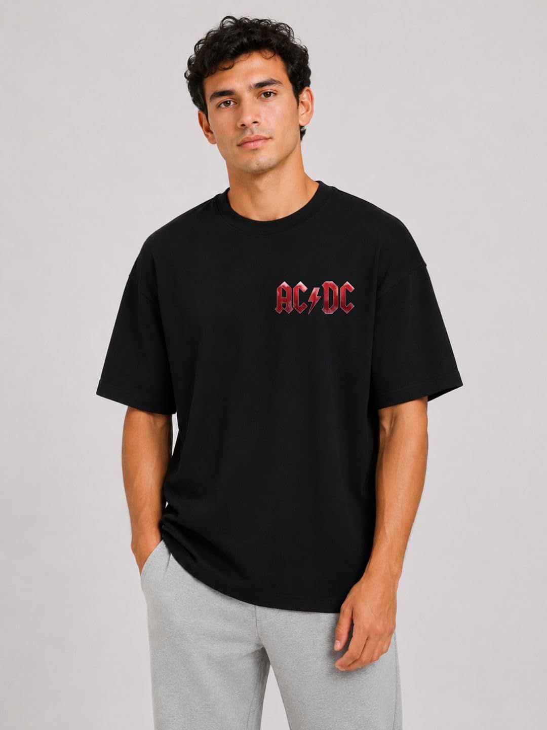 Cotton Men's Tshirt- ACDC-image-7
