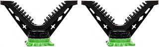 2 Pack Shooting Stick V-Yoke, Wear-Resistant Rubber V-Yoke for Shooting Tripod Shooting Rest Hunting Rifle Tripod - FIERY DEER