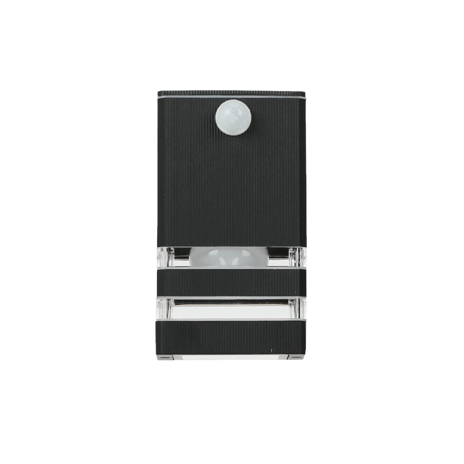Applique murale d'extérieur avec détecteur de mouvement aluminium plastique anthracite IP54 maison balcon D : 10 cm E27 max 40W capteur moderne lampe d'extérieur jardin RIO