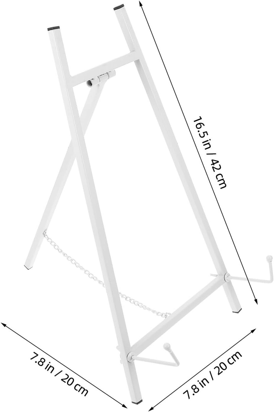 Tripod Photo Display Easel Stand White Metal Painting Easel for Wedding Signage Home Decor Art Canvas Holder