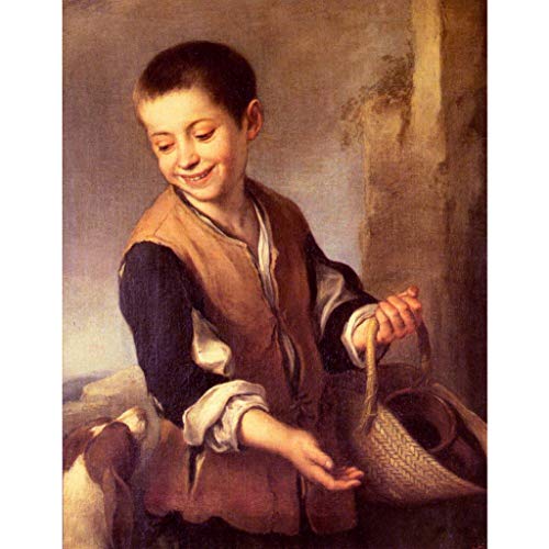 Peinture à l'huile Murillo fait main pour salon élégant