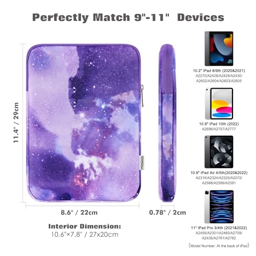 MoKo 9-11 inch tablet case for iPad 11-inch A16 2025, 10.2-inch iPad 2021, Pro 11 M5, Air M3, Galaxy Tab A11+/ A9+ - Image 2