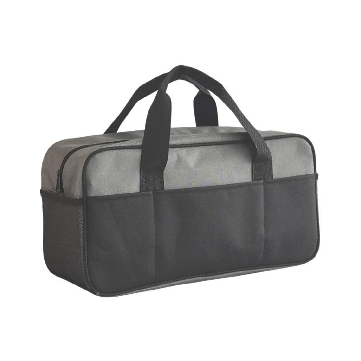 Soft-Sided Tool Bag with Pockets Multi-Pocket Oxford Cloth Tool Bag Portable Long-Lasting for Repair Technicians, Electricians, Installers, Home Workshop, Jobsite, Vehicle, Gray-picture-26