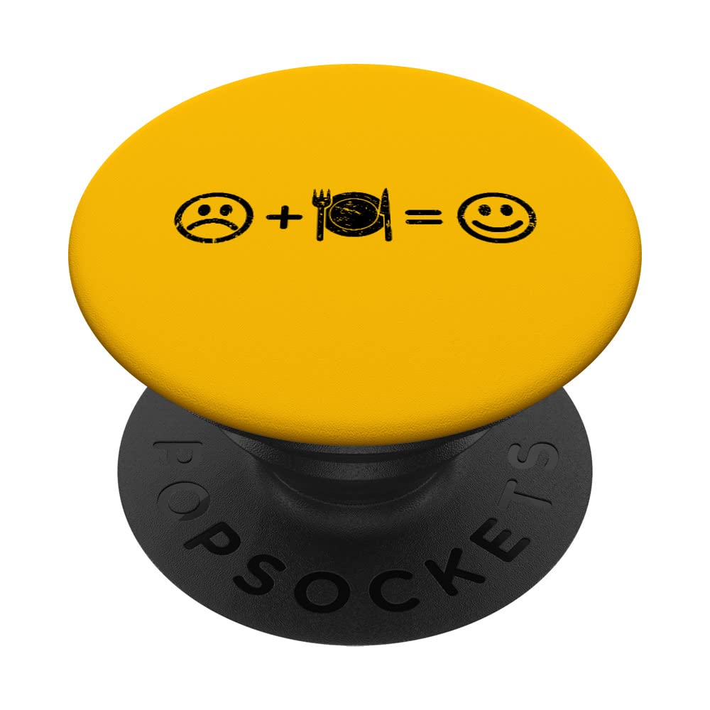 Eating Out Makes Happy Fun Gift Eating Lover Foodie Gourmet PopSockets Swappable PopGrip