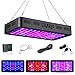 RIMARUP Grow Light 1200W LED Plant Grow Light Doppio Interruttore Spettro Completo Coltiva Luce per Piante con Corda Regolabile Termometro Monitor Umidità per Piante da Interno Veg e Fiore