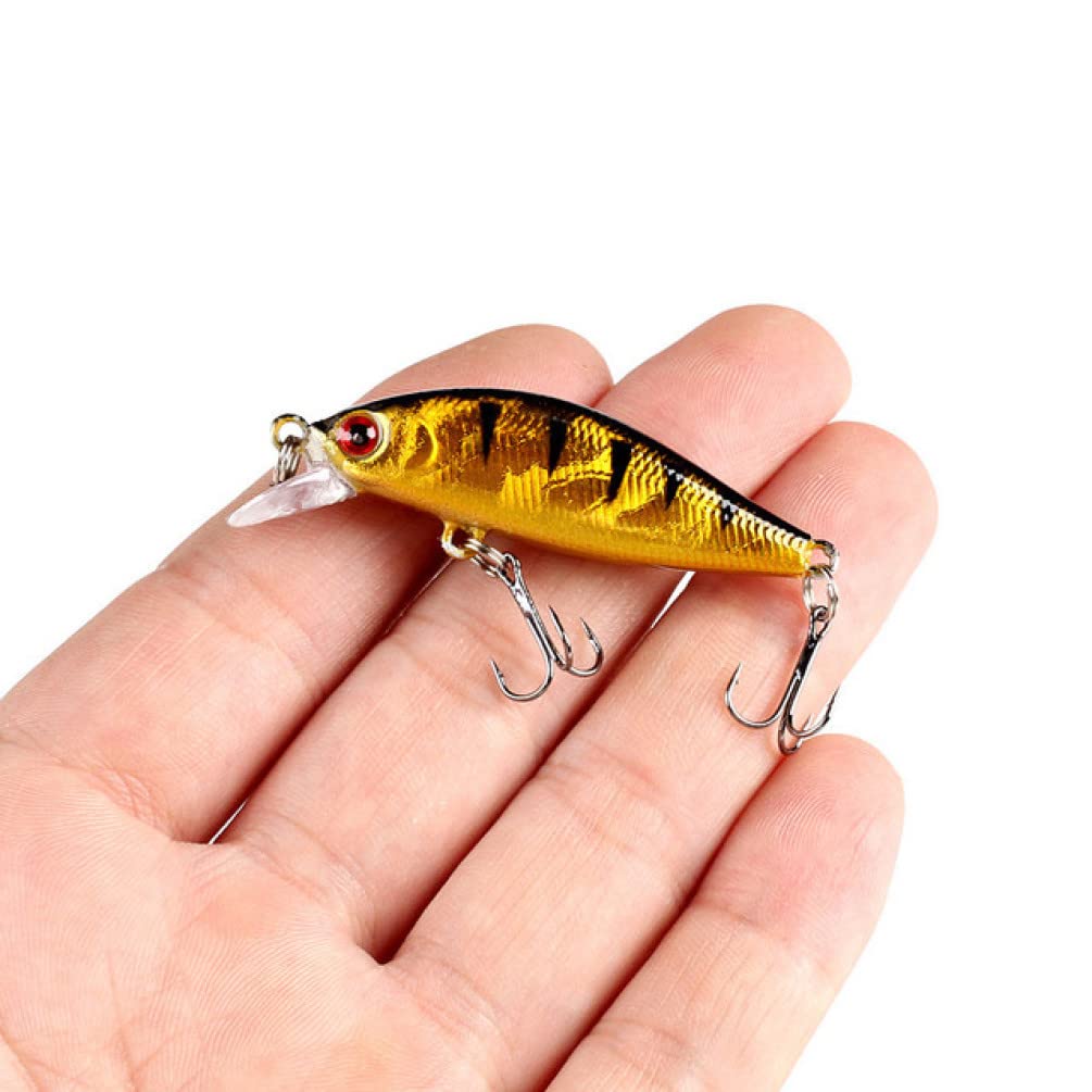 LXINMFEWY Fishing Bait 55mm 3g Fishing Lures Floating Bass Trolling Artificial Hard Bait Carp Fish Bait