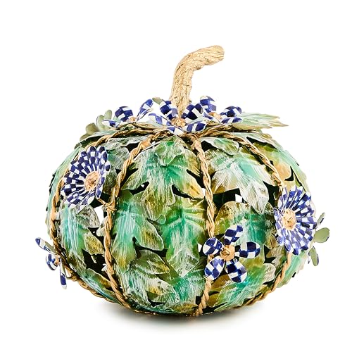 MACKENZIE-CHILDS Metal Pumpkin, Halloween and Fall Pumpkin Decor, Royal Autumn