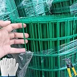 【Taille】: diamètre du fil 1,6 mm, taille de la maille 3 x 3 cm. Hauteur 1/1,2/1,5 m, longueur 5/10/20 m. Équilibre parfait entre résistance et flexibilité. Cette taille de maille assure la sécurité tout en offrant une visibilité et une ventilation adéquates pour les plantes et les animaux. Idéal pour les clôtures de jardin, les enclos pour animaux et les barrières de protection.