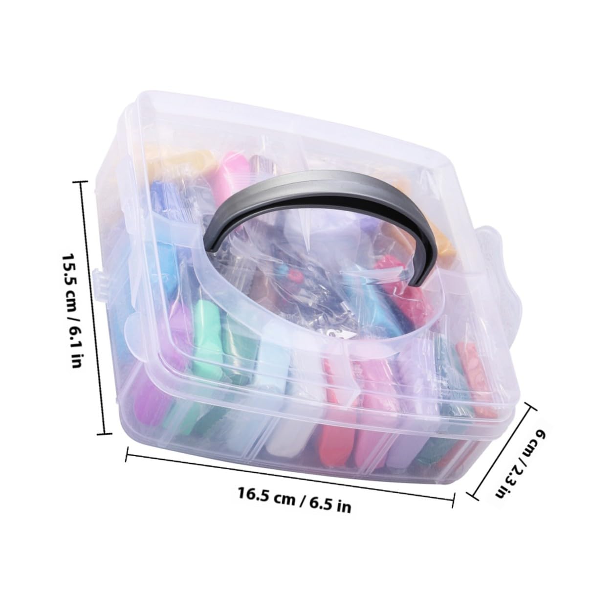 Kit di Argilla Polimerica 24 Colori Morbida Facile da Modellare | Accessori Creativi Inclusi, Blocchi DIY per Bambini, Pvc, Uso Artistico