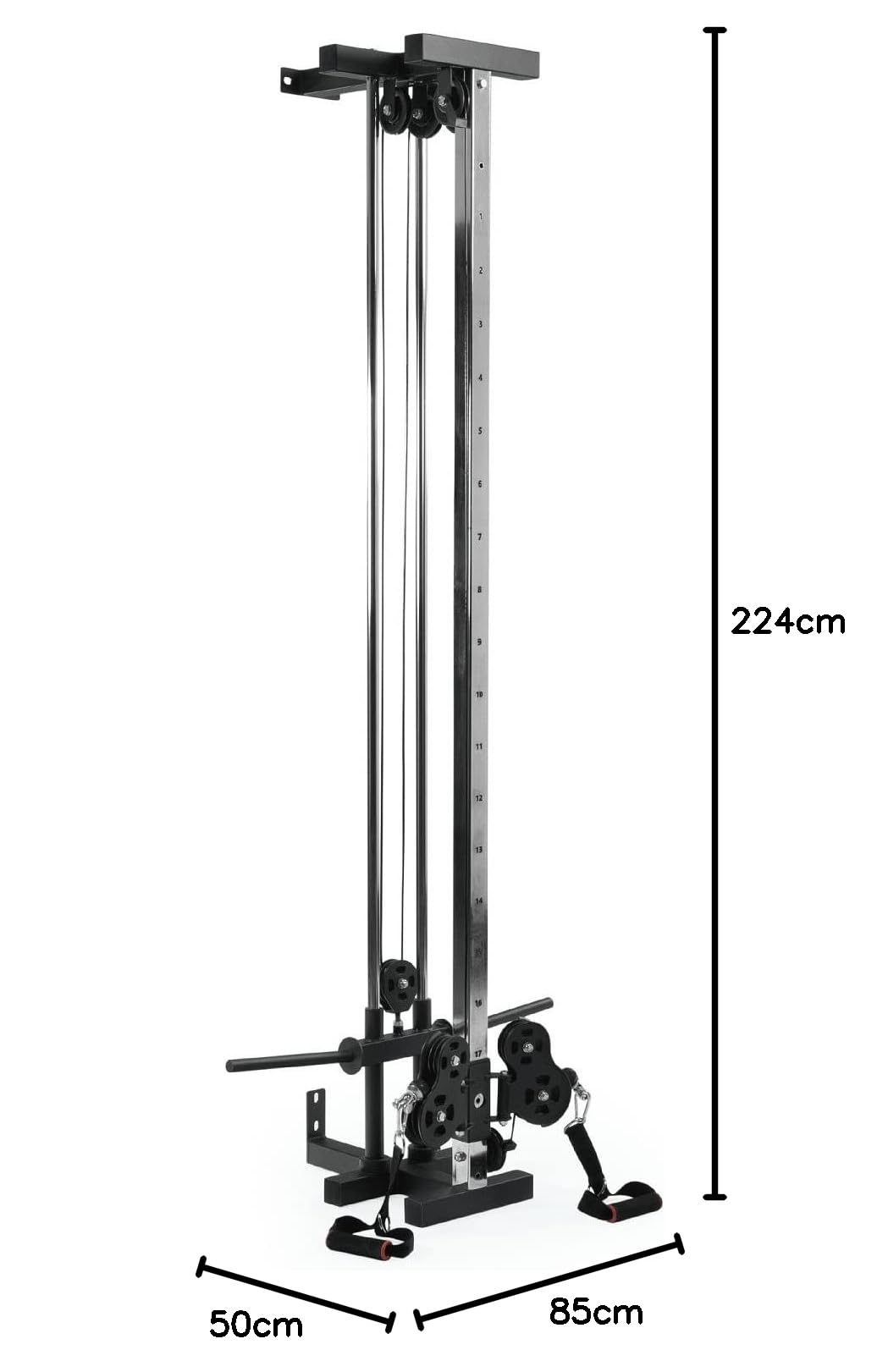 Single Pulley Cable Crossover Wandbefestigung DIONE CS15 - Kabelzugturm - Latzugturm