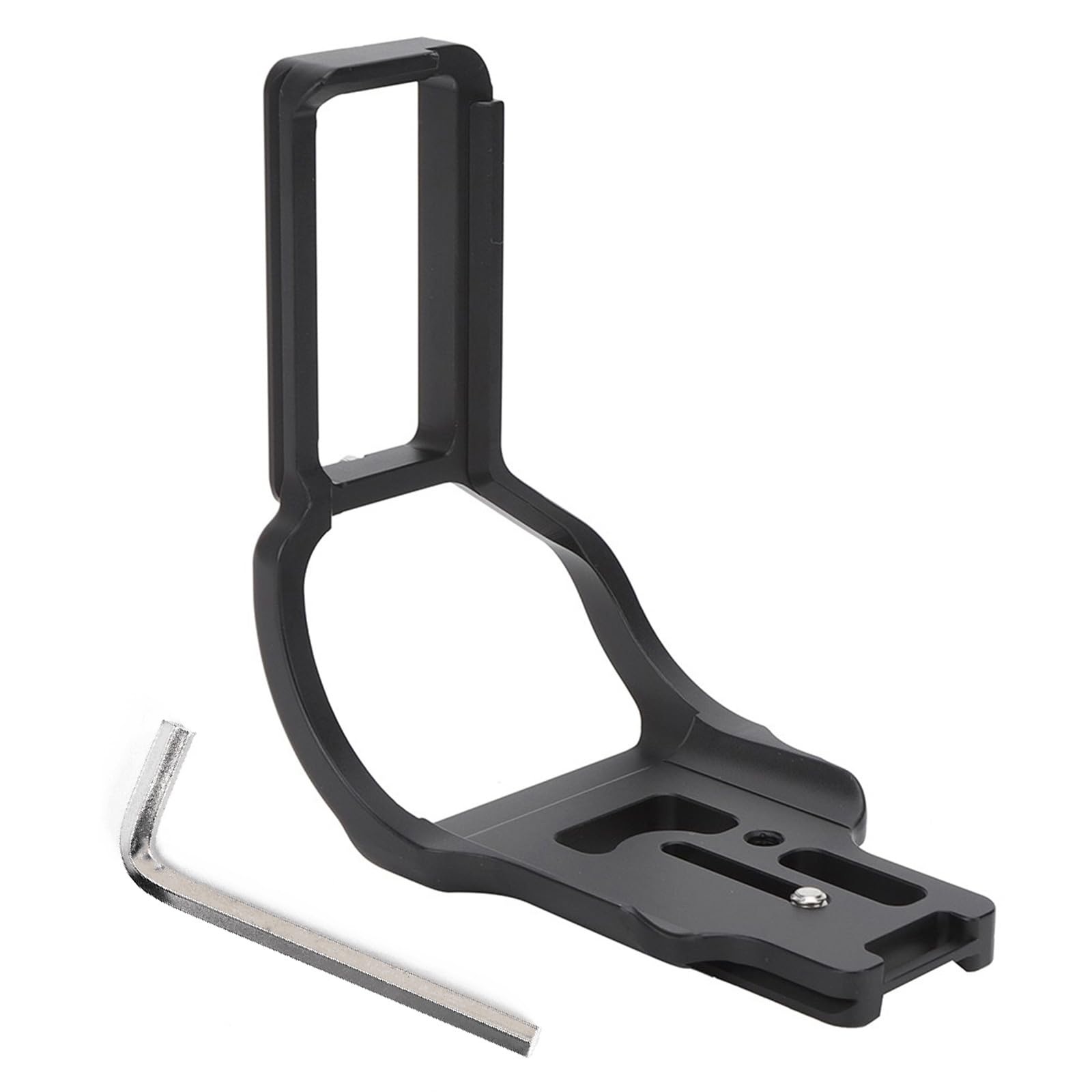 Trípode de aluminio fino con placa de liberación rápida, agarre de batería consistente para cámara réflex digital