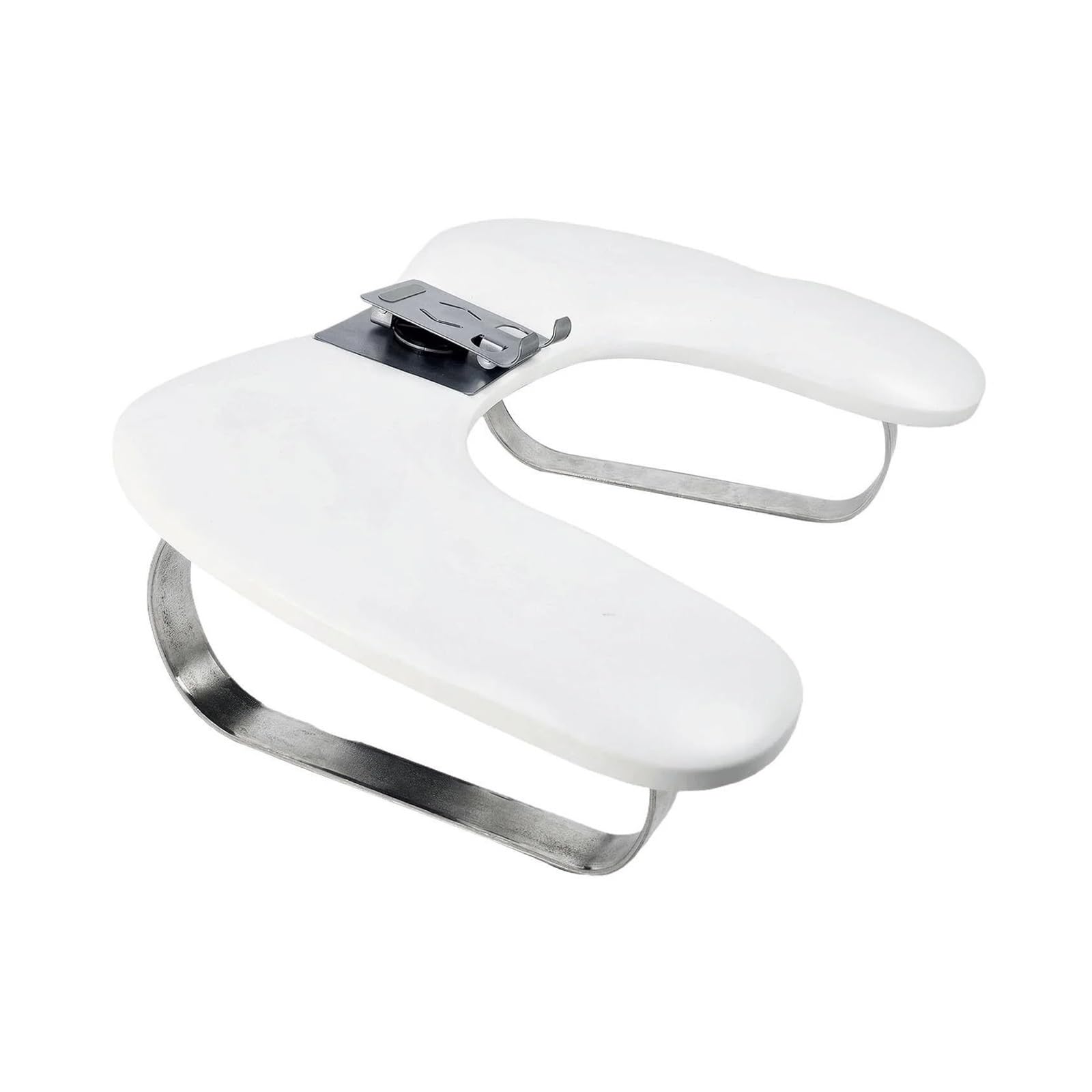 Cuscino poggiabraccia per manicure, Nail Armrest With Phone Holder Soft Leather For Salon Multicolor(WHITE)