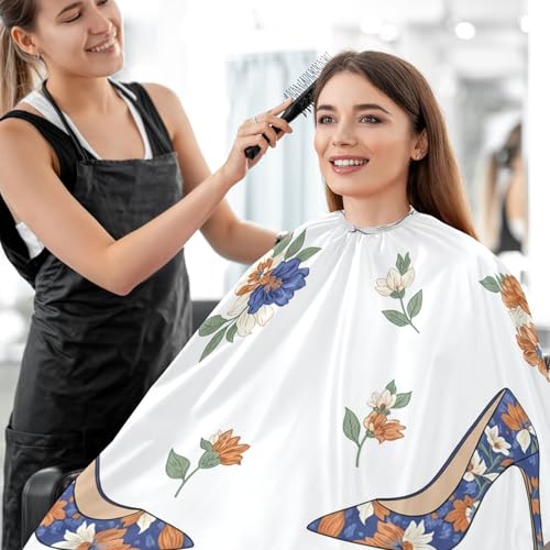 Capa de corte de cabello impermeable para barbero miniatura 7