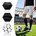 TAGVO 1 Pair Shin Guards, Non-Slip Calf Compression Sleeve with Honeycomb Pads, Football Shin Defender Socks Featuring Collision Avoidance, Breathable Shin Pads for Kids and Adult Outdoor Sports