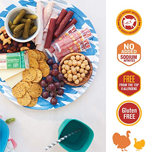 Vermont Smoke & Cure Mini Jerky Stick Go Packs - Antibiotic Free Turkey - Gluten-Free - Paleo & Keto Approved Uncured Pepperoni -0.5oz Meat Sticks - 3 Ounces Per Pouch - Pack of 8 Pouches - Thumbnail 3
