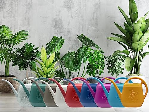 Image of Grip Plant Watering Can - Coffee Color - 1 /2 Gallon