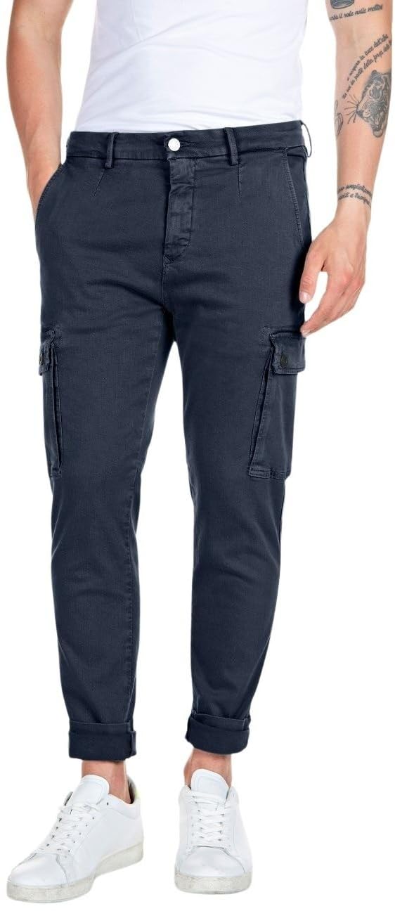 Replay Herren Cargo-Hose Loose Fit