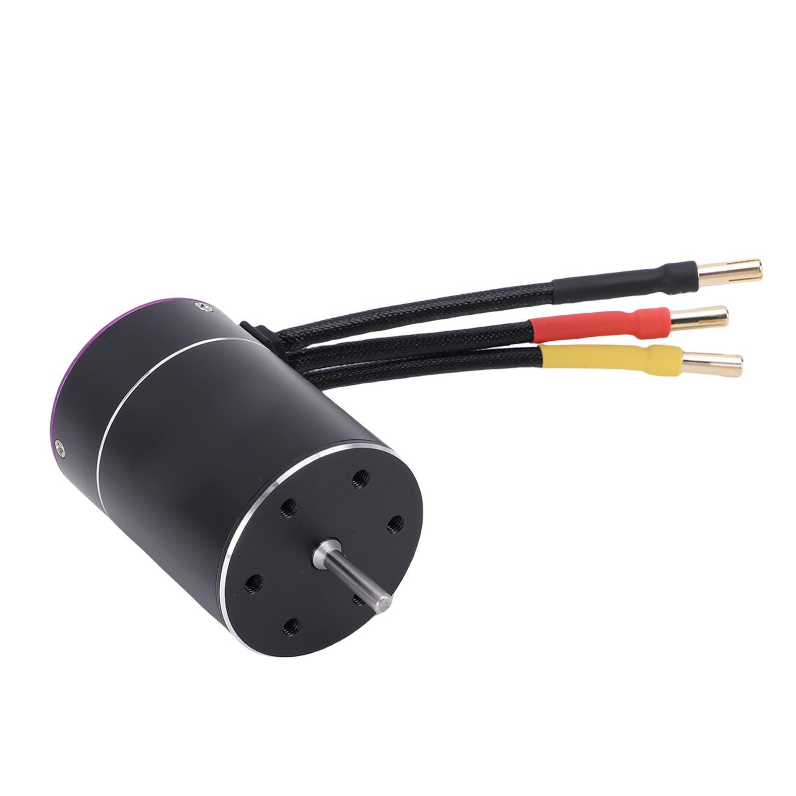 3650 4300KV Motor sin escobillas Motor de alta velocidad RC coche barco piezas púrpura negro