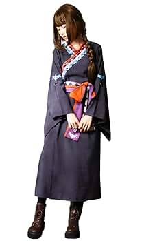 「劇場版モノノ怪×Favorite」 薬売りモチーフ 着物風 ワンピース 劇場版モノノ怪』 コラボ 薬売りモチーフ着物風ワンピース