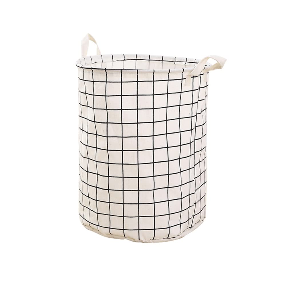 ETRGFTHU Clothes Storage Bag Household Foldable Large-capacity Organizing Basket Wardrobe/Closet Clutter Storage Packing and Finishing Box(White)