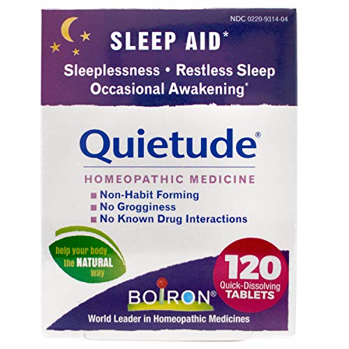 Boiron Quietude Tablets Sleep Aid , White , 120 Count (Pack of 1)
