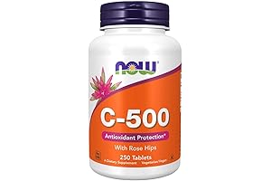 NOW Foods Vitamin C-500 with Rose Hips: Optimize Your Health with Antioxidant Protection