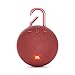 JBL Clip 3 Portable Waterproof Wireless Bluetooth Speaker - Red