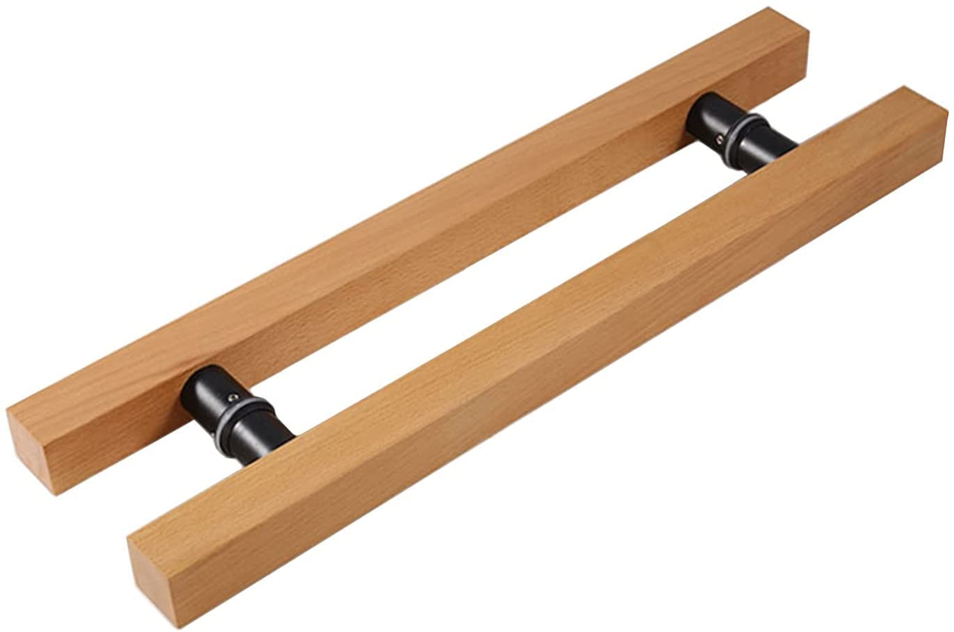 CWCQGH Pull Push Shower Kitchen Door Pulls Heavy Duty Sliding Barn Door Handle,Wooden Push Pull Door Handles Entry Door Handle Bar,80cm/31.5inch