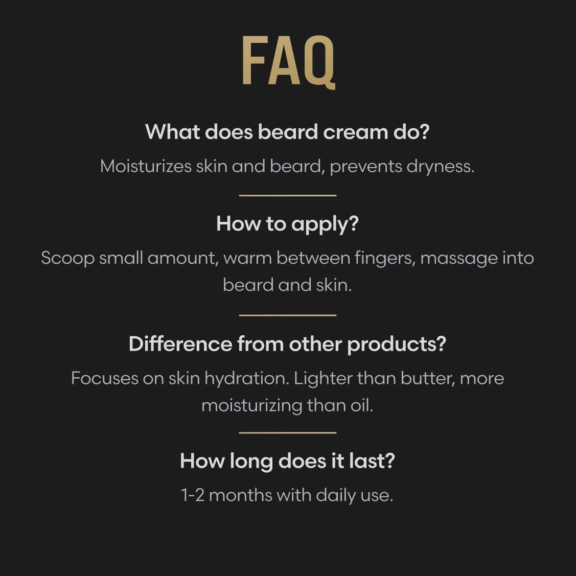 Beard Struggle-Valhalla's Gates Crema idratante e ammorbidente al burro di barba da uomo, idratata con oli di avocado e jojoba, crema per la crescita di barba e baffi, 50 g