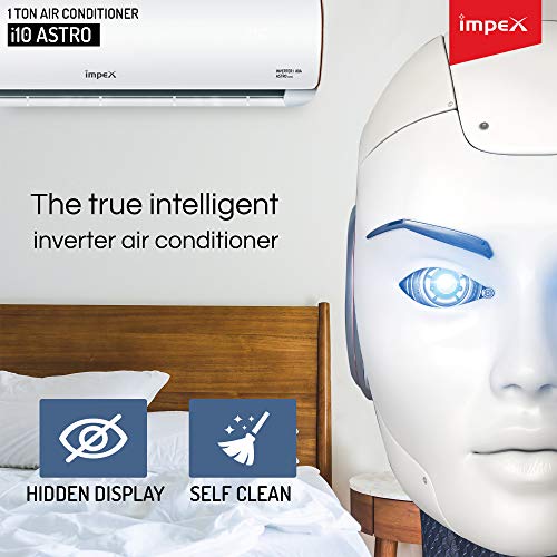 Image of Impex 1 Ton 3 Star Dual Inverter Split AC (Copper,i10 Astro,White)