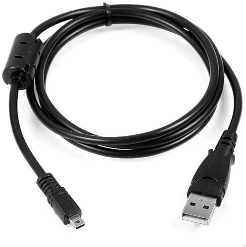 MaxLLTo Cable USB para cámara FujiFilm Finepix JX500 JX520 JX540, extra largo de 5 pies 2 en 1 USB de datos SYNC-Charge Cable de carga para cámara