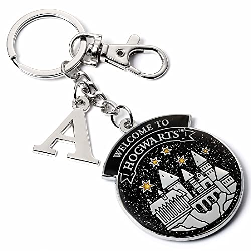 Harry Potter Llavero oficial personalizado Hogwarts con inicial D, B, Talla única