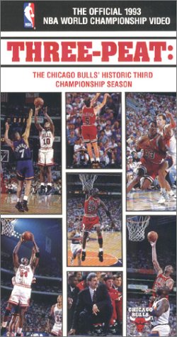 The Official 1993 NBA World Championship Video Three-Peat: The Chicago  Bulls' Historic Third Championship Season VHS