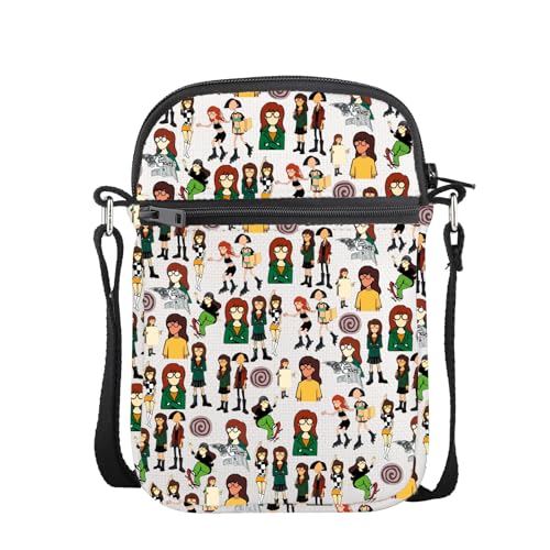 CMNIM Animated TV Show Gifts Cartoon Characters Mini Crossbody Bag 90s Gifts I'm Overcome with Shoulder Bag2