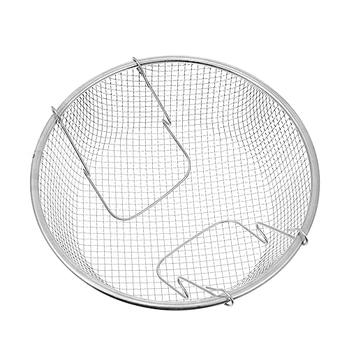 FUNNETOYU Cesta de Freír Inoxidable con Mango Resistente Cesta para Patatas Fritas y para Cocina y Profesional